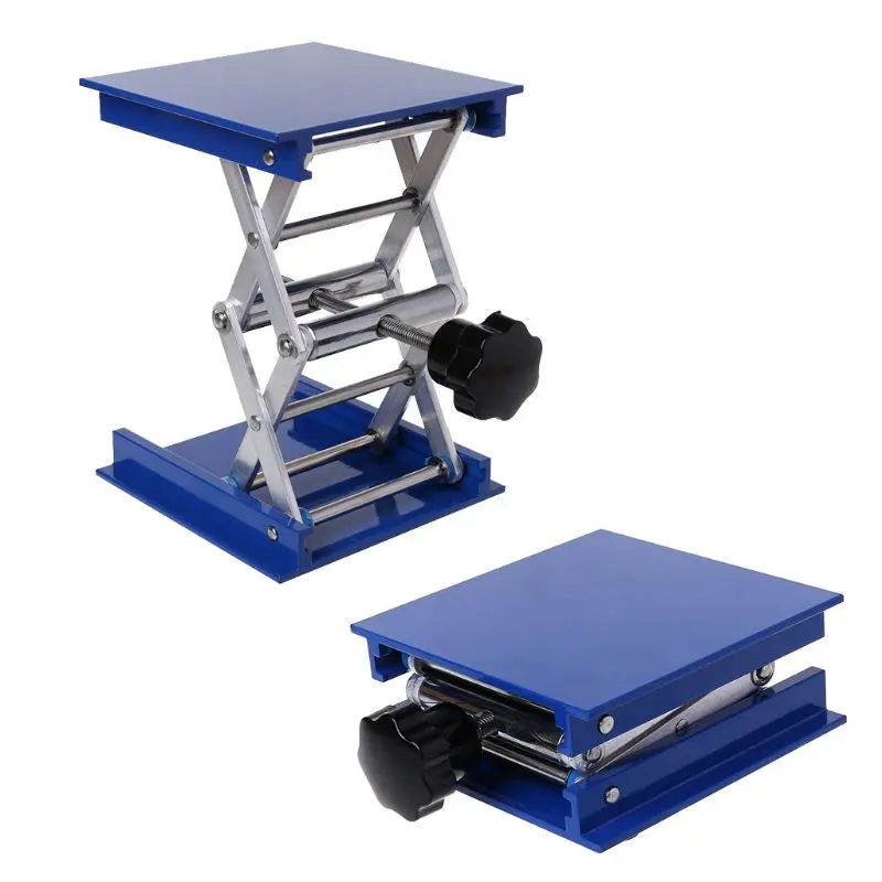 

4"x4" Aluminum Router Lift Table Woodworking Engraving Lab Lifting Stand Rack