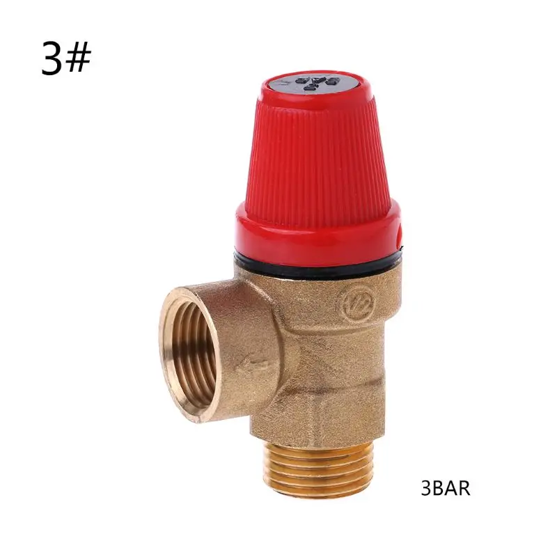 

Brass Safety Valve Drain Relief Swithch For Solar Water Heater Inner&Outer Wire 35ED