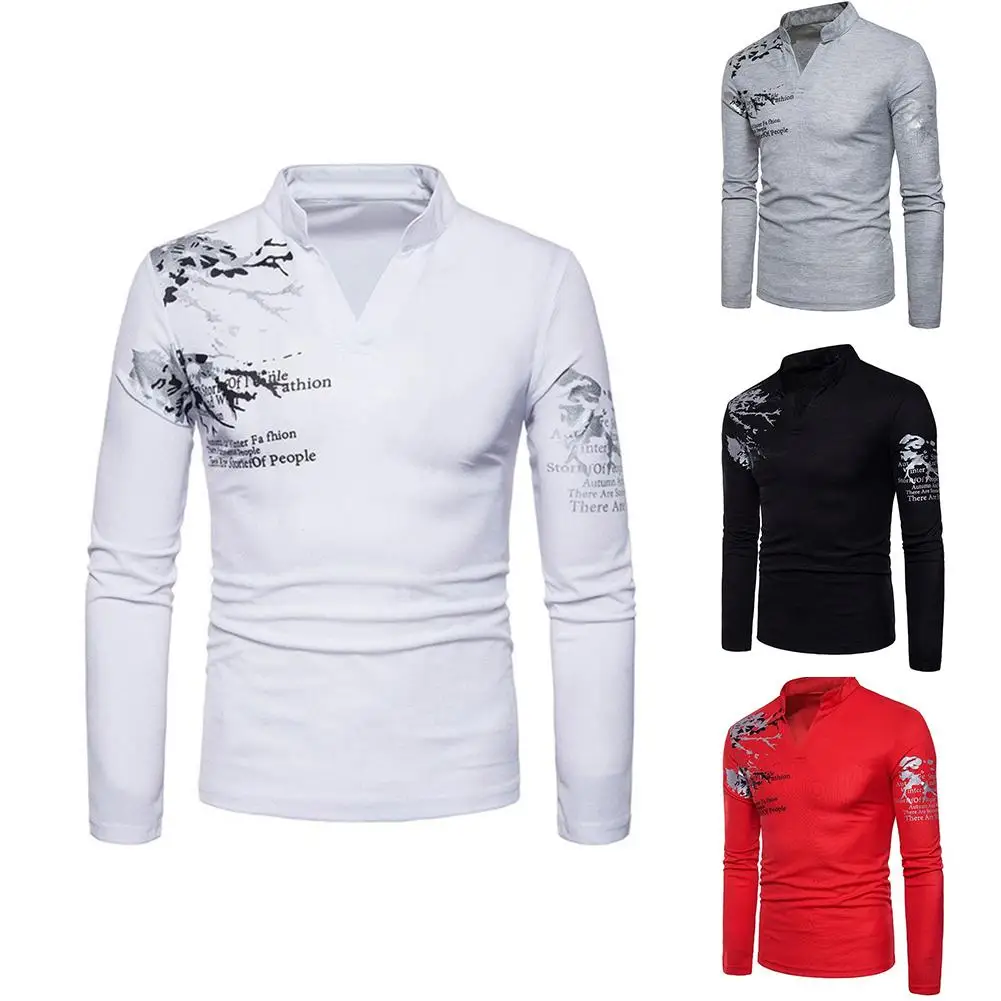 Рубашка мужская с длинным рукавом дизайнерская традиционная сорочка в