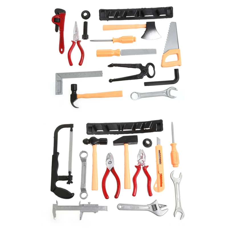 Kids Childrens Childs Toy Building Tool Kit Boys Builder Construction Play Set Y4UD |