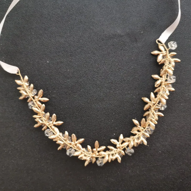 Лента ручной работы из прозрачного сплава SLBRIDAL свадебная повязка на голову с