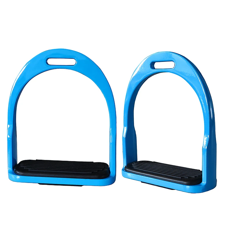 Бесплатная доставка алюминиевая лошадь стремя размер: 4 3/4 &quot с черной резиновой