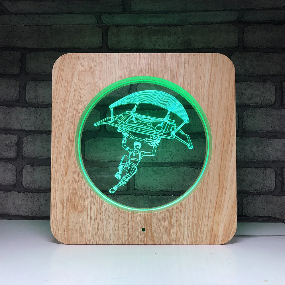 Планерная пластиковая лампа из АБС-пластика линейная Игровая серия 3D
