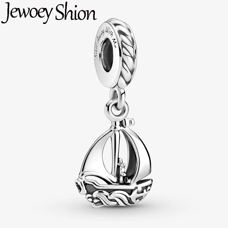 

2 шт./лот подвеска-парусник из сплава высокого качества подвеска для Посеребренного браслета Pandor Шарм для женщин ювелирные изделия для изго...