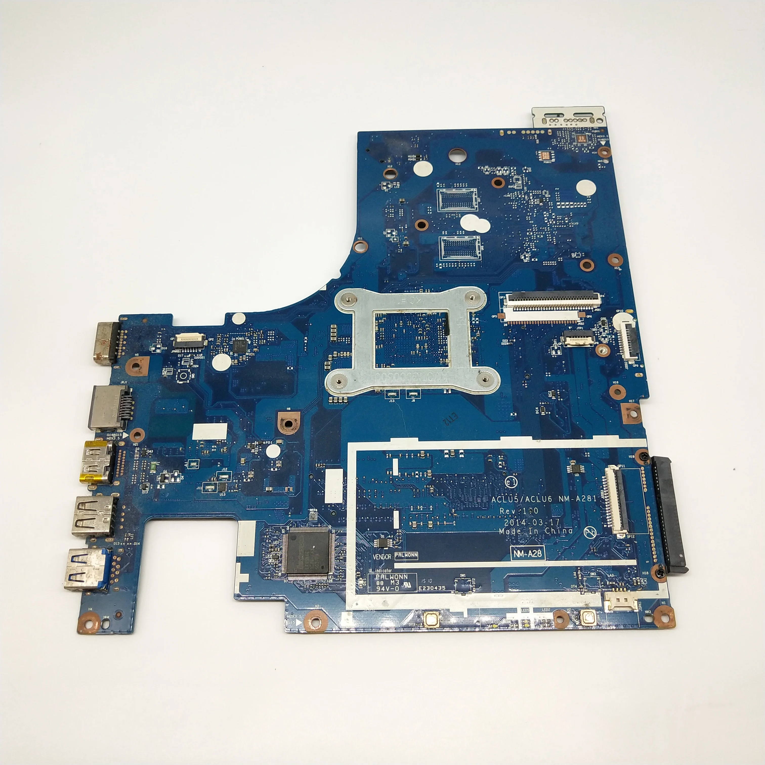 Материнская плата ACLU5/ACLU6 для ноутбука Lenovo новая материнская с процессором на 100%