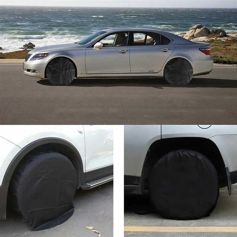 4pcs Waterproof Tire Cover 76-81cm 30-32 Inch Dustproof Anti-UV Storage Bag Case For Truck Vehicle Wheel | Автомобили и мотоциклы