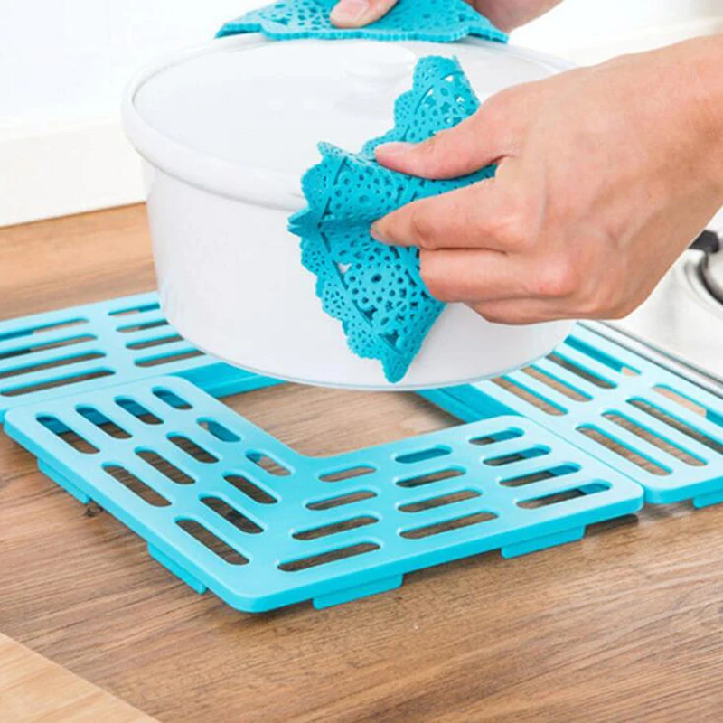 

1 Pc Kitchen Sink Protector Mat Pad Set Quick Draining Water Draining Holder Plastic Drain Pad