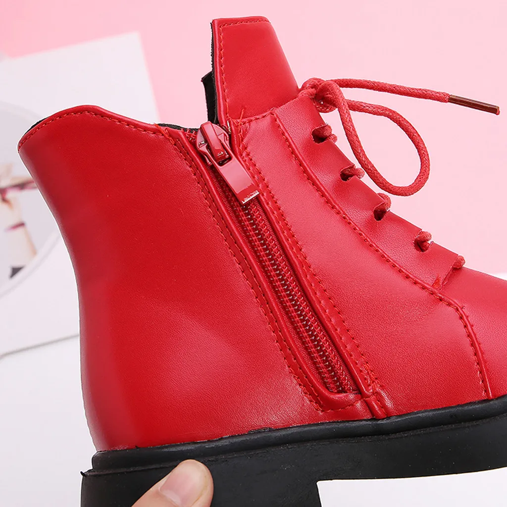 winter boots Children Baby toddler girl boots princess Cartoon Shoes Leather Winter Cotton Warm winter boots kids#Y3