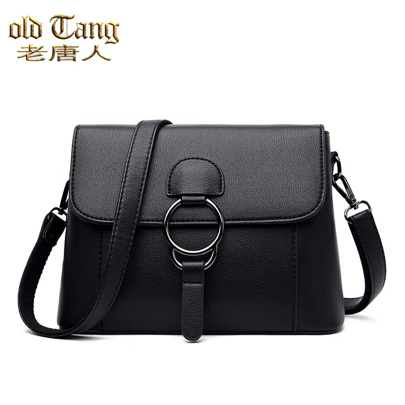 

OLD TANG High Quality Soft Leather Shoulder Bags For Women 2020 Luxury Women's Handbag Designer Crossbody Bag Bolsas De Mujer