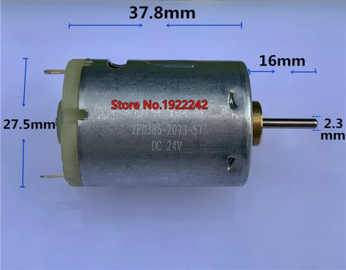 Абсолютно Новый 27 5*38 мм RS 385 12V ~ 24V Высокая скорость постоянного тока мотора