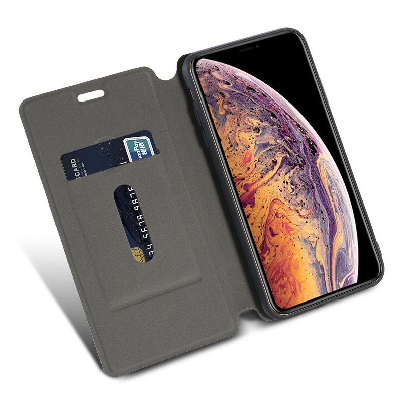 Холщовый чехол для телефона из искусственной кожи Xiaomi Redmi 7A флип-чехол деловой
