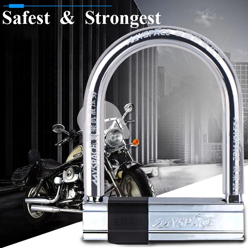 Водонепроницаемый велосипедный противокражный замок из нержавеющей стали для