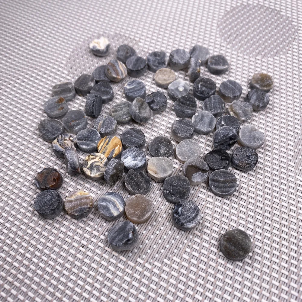 Бусины из натурального агата без отверстий 8 х8 мм | Украшения и аксессуары