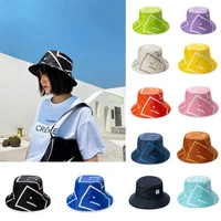 2021 new ac smiling face fishermans hat for travel in spring and summer sunscreen hat beach sun hat fashion trend sunshade hat
