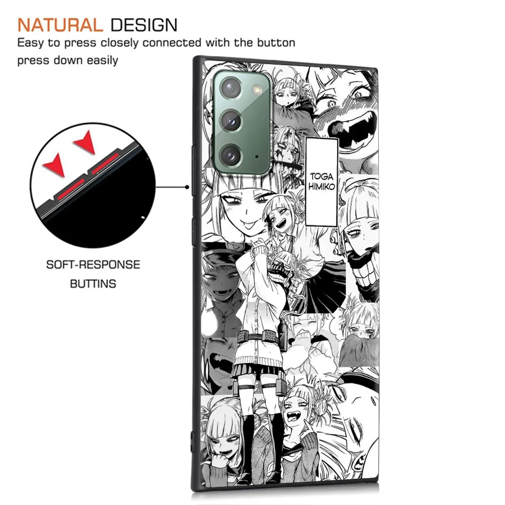 

Phone Case For Samsung Galaxy Note 20 10 Plus Lite Ultra Soft shell for SAMSUNG GALAXY 9 8 TPU Anime Japan Girl Cartoon Faces