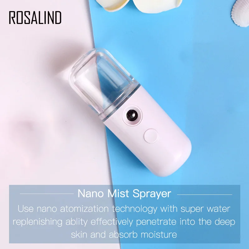 ROSALIND миниатюрный опрыскиватель Спа паровой аппарат для лица увлажняющий уход за