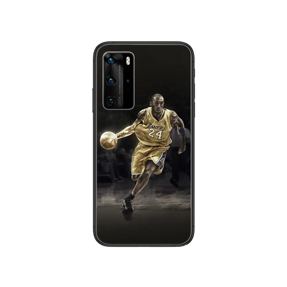 

Kobe Bryant Basketball Clear Phone Case For Huawei Honor 20 10 9 8A 7 5T X Pro Lite 5G Black Etui Coque Hoesjes Comic Fash