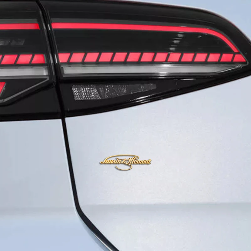 Металлическая Автомобильная наклейка L &amp K с эмблемой для корпуса Skoda Laurin k17 Logo