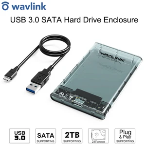 Карман SSD Wavlink USB 3,0 на жесткий диск SATA, 2,5 дюйма, до 5 Гбитс