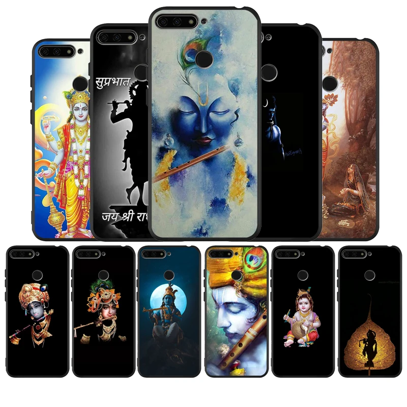 Чехол для телефона с изображением индийского Бога лорда Кришны Honor 8X 9 8 10 20 30 Lite Pro