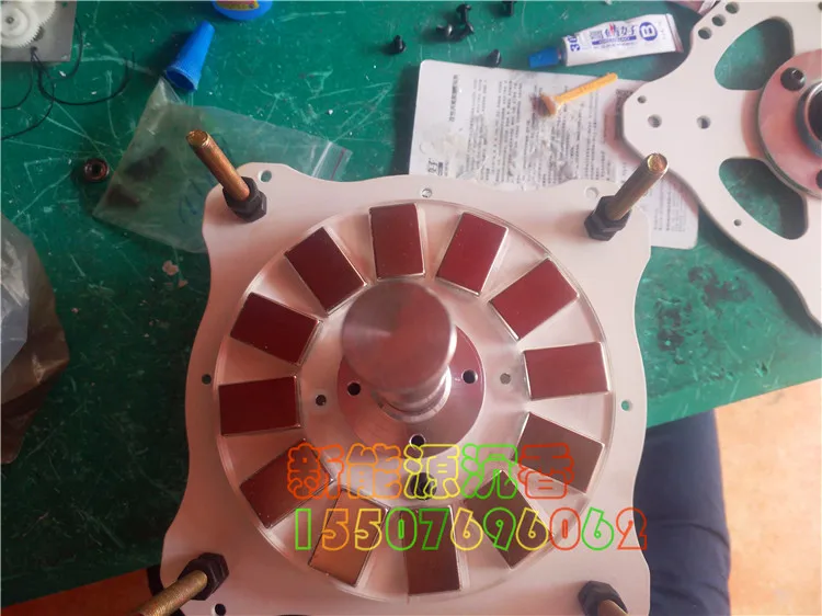 Disco de bricolaje de alta potencia, generador sin n&uacute;cleo de im&aacute;n permanente, baja velocidad, alta eficiencia, exploraci&oacute;n de energ&iacute;a sin energ&iacute;a e&oacute;lica-4