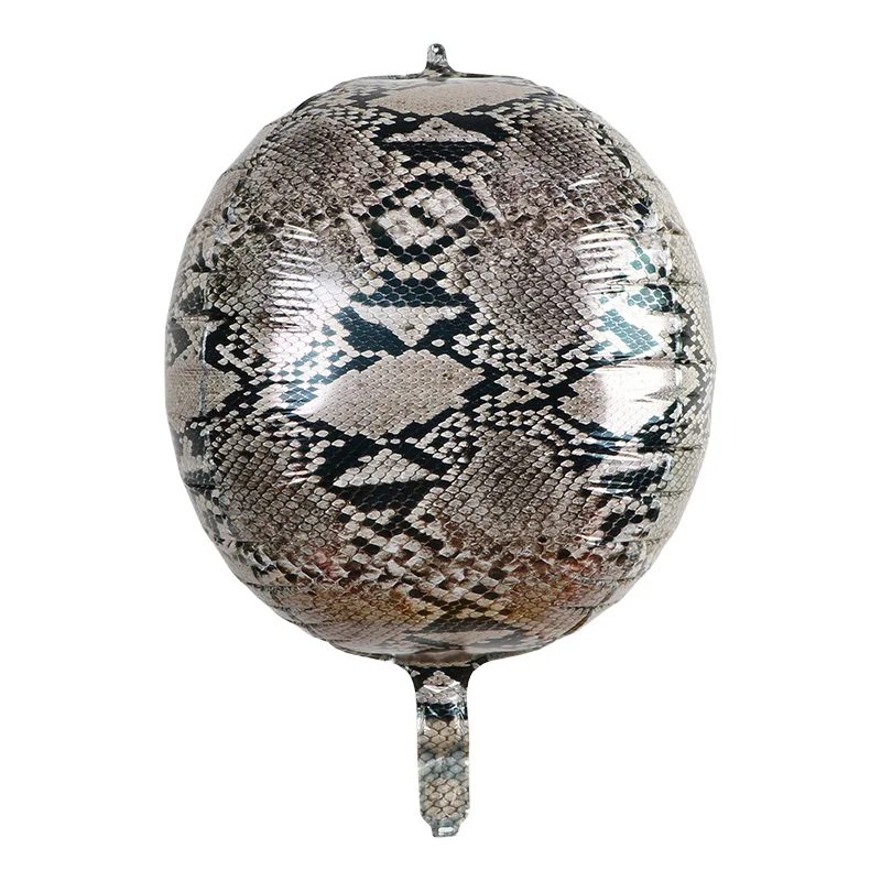 Воздушные шары из фольги 4D с животным принтом 22 дюйма украшение для дня рождения