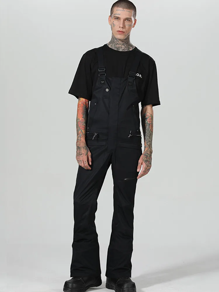 black color Сноубордлыжные штанысноубординггорнолыжные штанылыжигорнолыжные штаны женскиесноуборд штаны штаны сноубордштаныспортивные штаны женскиештаны для сноубордабрюкисноуборд комбинезон горнолыжный зимние штаны мужские - Цвет: black color