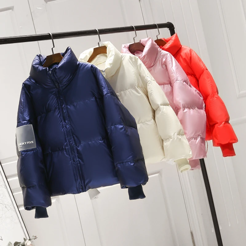 Куртка на белом утином пуху 90% зимняя куртка 2020 женский толстый пуховик с