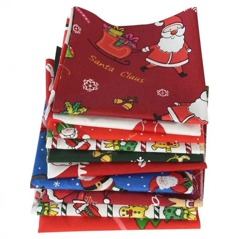 10 шт. декоративная хлопчатобумажная ткань 25 х25 см | Дом и сад