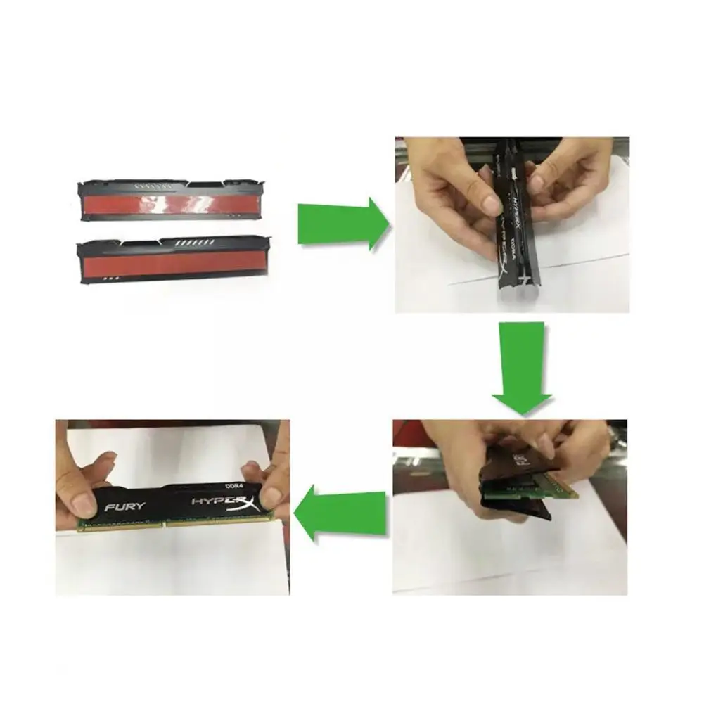 

Memory RAM Cooler Cooling Vest Fin Heat Sink For PC DDR3 Computer DDR Game Cooling DDR4 K1V0 S6T3