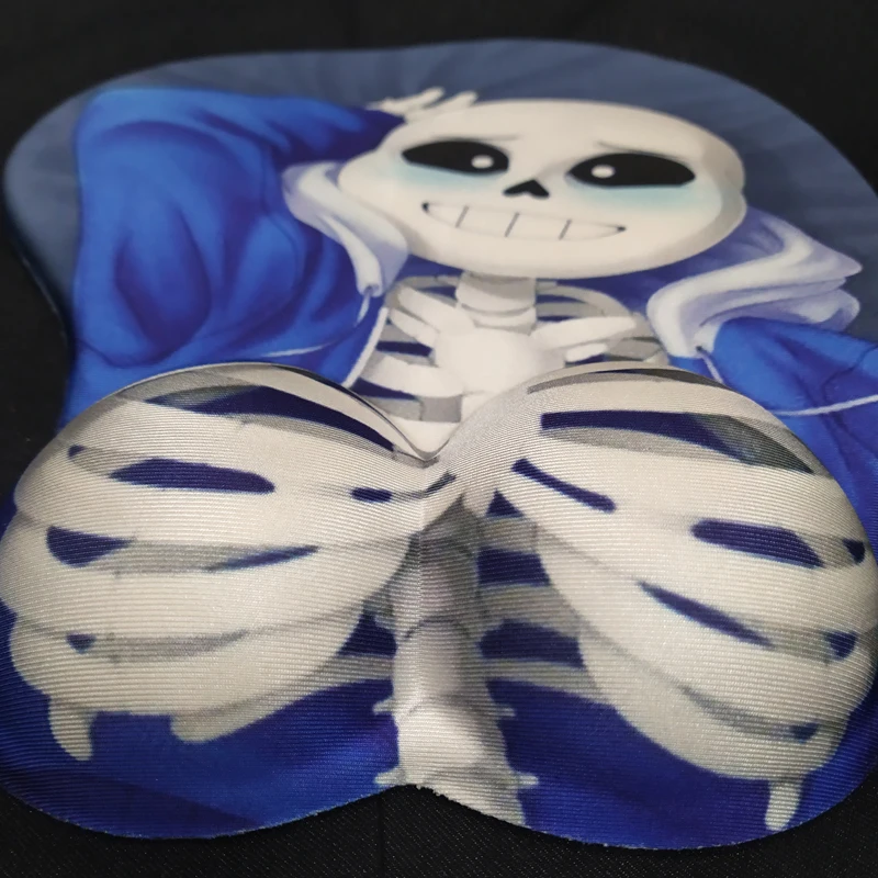 3D коврик для мыши мягкий в стиле аниме Undertale Sans Bust|Коврики мышей| |