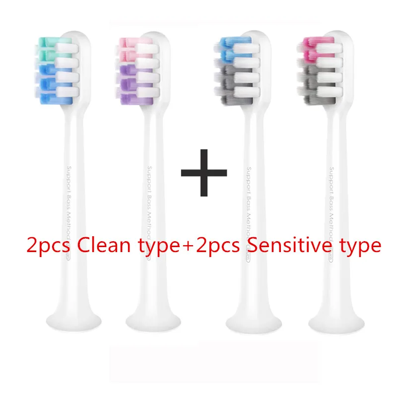 2 clean 2 sensitive Новая Xiaomi Doctor · B Водонепроницаемая звуковая электрическая зубная щетка портативная перезаряжаемая Беспроводная ультразвуковая зубная щетка Ультра звуковая зубная щетка - Цвет: 2 clean 2 sensitive