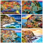 EverShine Алмазная живопись город вышивка крестиком Алмазная вышивка полная площадь дрель Приморский наборы мозаики пейзаж декор для дома