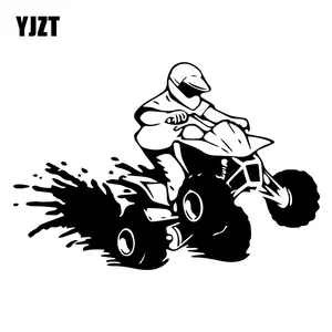 YJZT 18,3 см * 12,3 см QUAD украшение виниловые креативные наклейки на автомобиль Высокое качество C31-0548