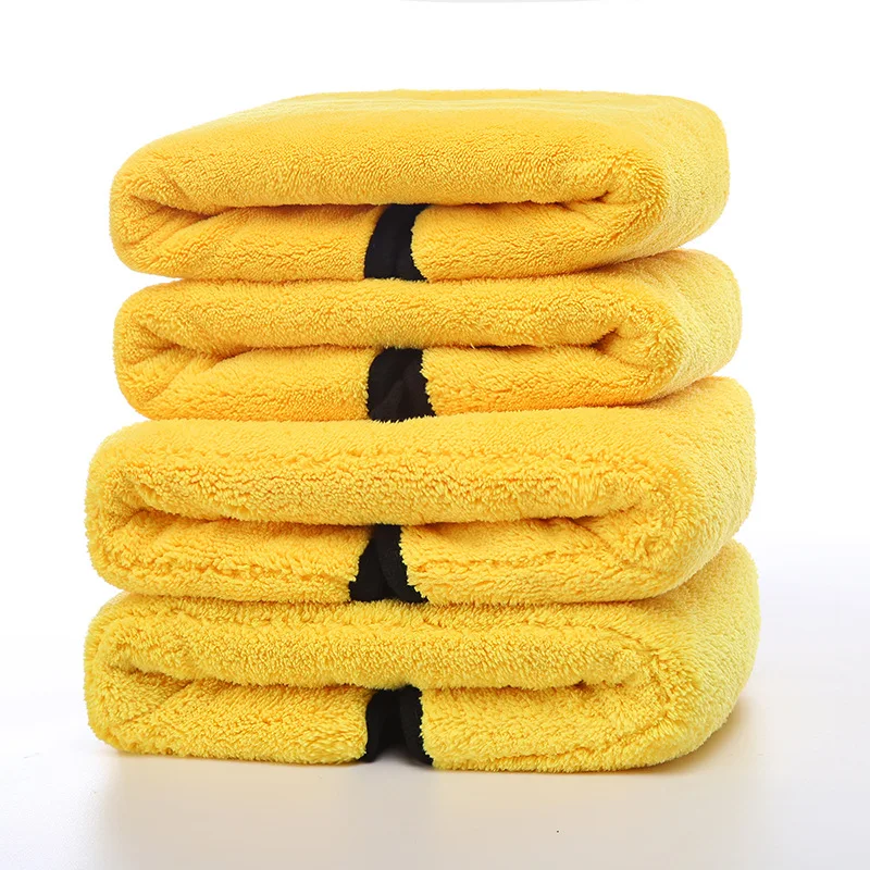 

mling 30x30/60CM Car Wash Microfiber Towel Car Cleaning Drying Cloth Hemming Car Care Cloth Detailing Car Wash Towel For Toyota