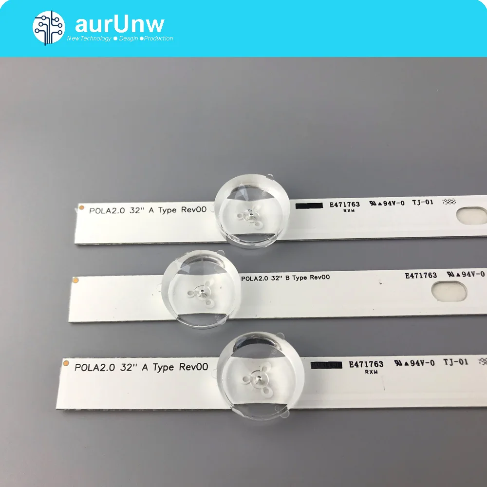 

60 шт. светодиодный подсветка полосы для LG ТВ UOT пола 2,0 POLA2.0 32 HC320DXN-VSFP4-21XX 32LN5100 32LN545B 32LN5180 32LN550B 32LN536U
