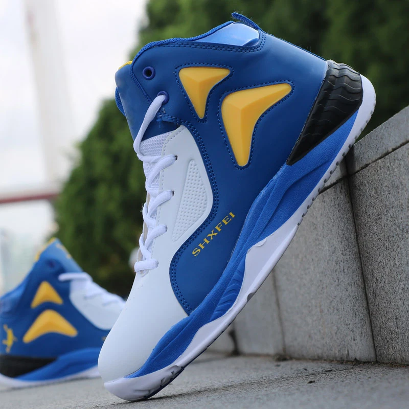 Баскетбольная обувь с воздушной подушкой для мужчин и женщин разноцветные