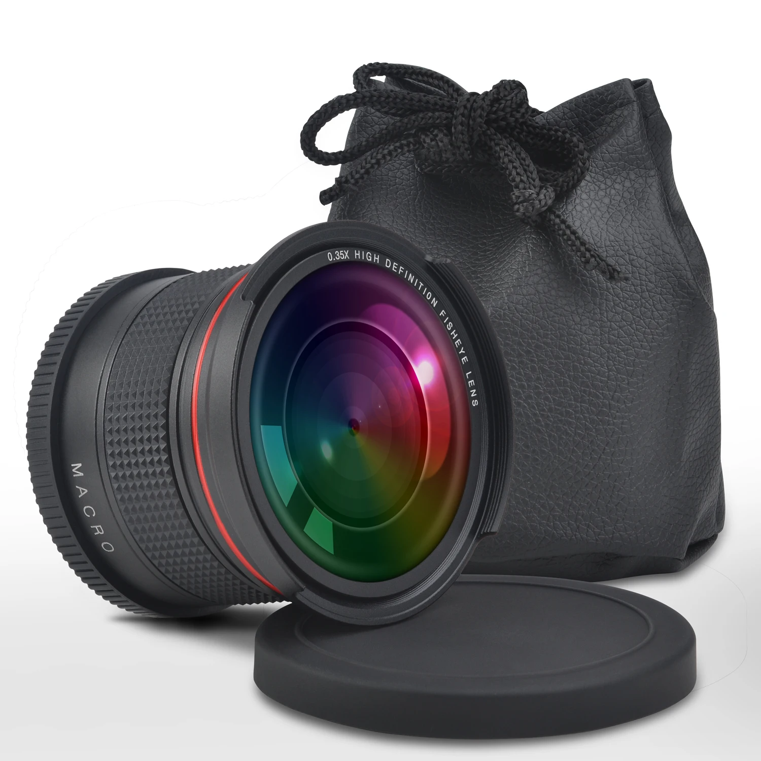 Широкоугольный объектив Batmax 58 мм 0 35x рыбий глаз для камеры Canon EOS Rebel 70D 77D 80D 90D T8i T7 T7i