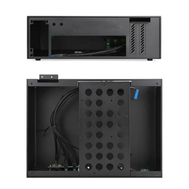 Новый USB 3 0 Mini itx HTPC чехол для домашнего кинотеатра горизонтальный компьютер