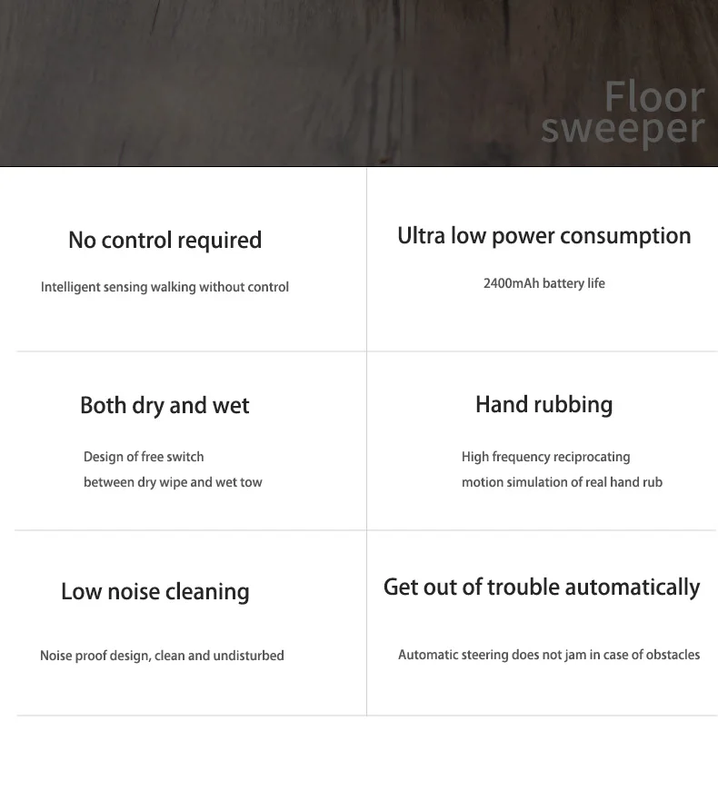

Robot Vacuum Cleaner Rechargeable Intelligent Sweep Vacuum Cleaner Humidifying Spray 3-In-1 Robot Cleaner