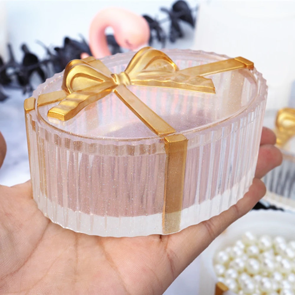 Новая прозрачная силиконовая шкатулка для хранения ожерелья 1 шт.|Глиняные формы|