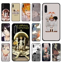 anime promised neverland phone case for samsung galaxy s note 7 8 9 10 20 fe edge a 6 10 20 30 50 51 70 lite plus soft silicone