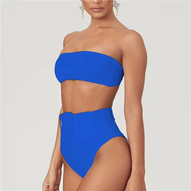 

swimwear plus bikini set swimsuit women swimwear solid women