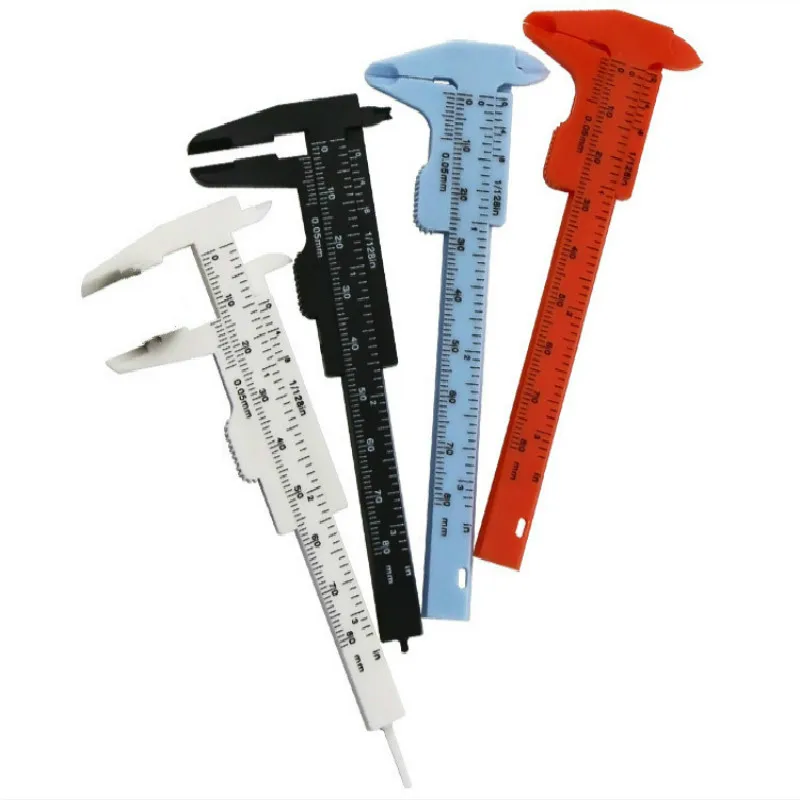 Новинка 2020 1 шт. пластиковый мини-штангенциркуль с нониусом 80 мм инструмент для
