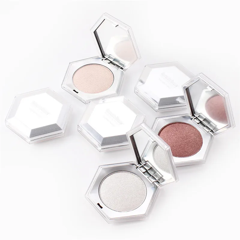 

1PC 6 Color Highlighter Makeup Brighten Bronzers Eyeshadow Palette Face Contour Shimmer Lasting Diamond Highlight Cosmetics