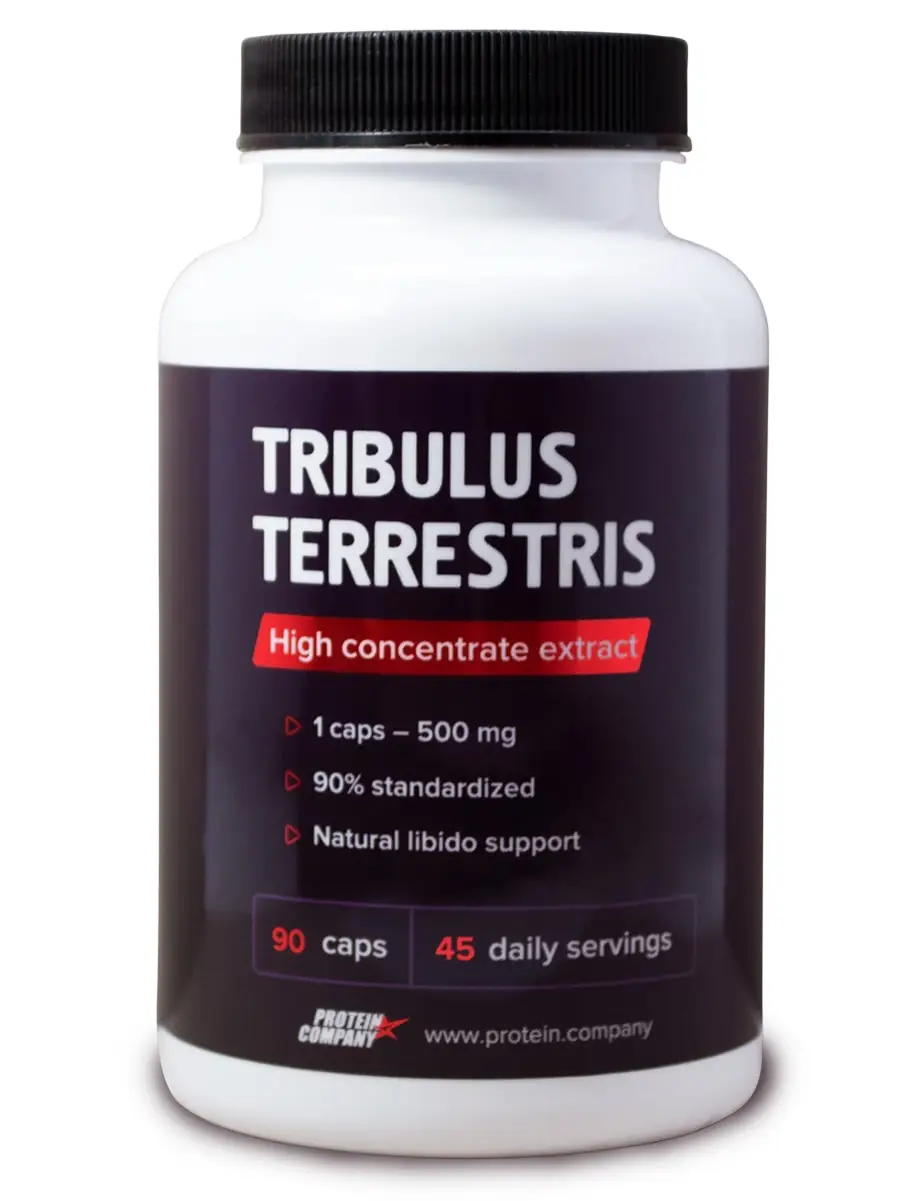 Tribulus terrestris / PROTEIN.COMPANY Экстракт трибулуса 90% Капсулы 45 порций 90 капсул | Спорт и