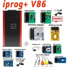 Программатор V86 iprog + Iprog Pro, поддержка IMMO, пробег, подушка безопасности, Rese до модели 2019, адаптеры iprog 11, сменный Инструмент Carprog ECU