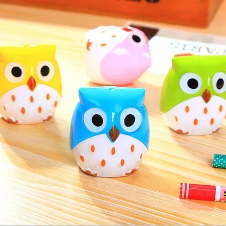 1 шт./лот Kawaii сова дизайн двойное отверстие мультфильм Животные подарок для детей