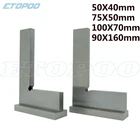 Градиент 1, закаленная углеродистая сталь, плоский угол 90 градусов, с широким основанием, промышленное широкое основание 90 градусов, инструменты квадратный измеритель