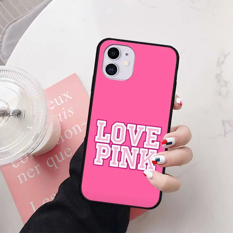 Чехол для iphone 11 розовый и брендовый чехол с принтом сделай сам чехлы PRO MAX X XS XR 4S 5S 6S